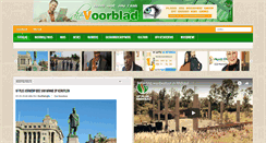 Desktop Screenshot of dievoorblad.co.za